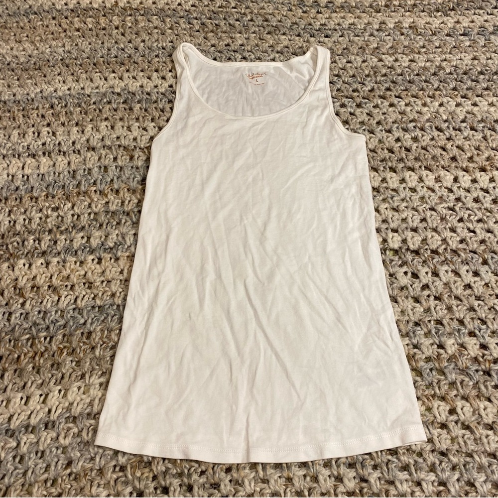 Isabel Maternity by Ingrid & Isabel Cream White Tank Top Size Large